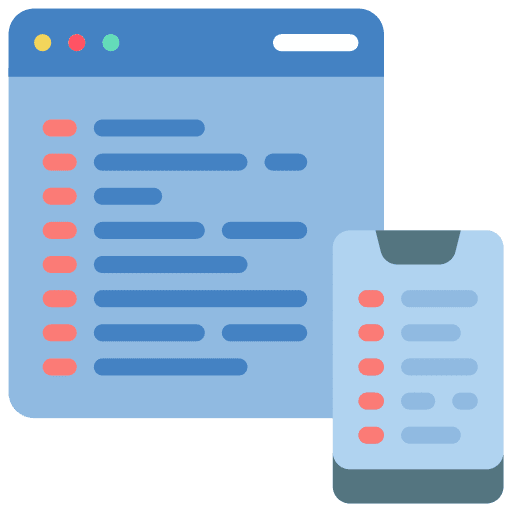 Mobile device code mobile device phone icon