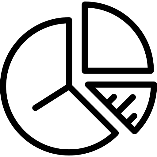 Pie chart pie chart business and finance graphs icon