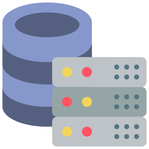 Server coding computer server icon