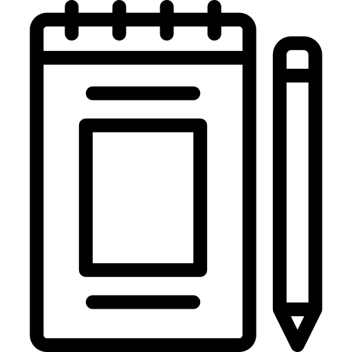 Notepad task pencil notepad icon Notepad task pencil notepad icon