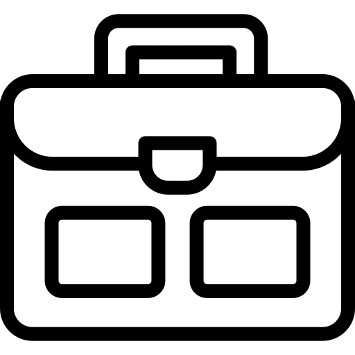 Suitcase portfolio work bag icon Suitcase portfolio work bag icon