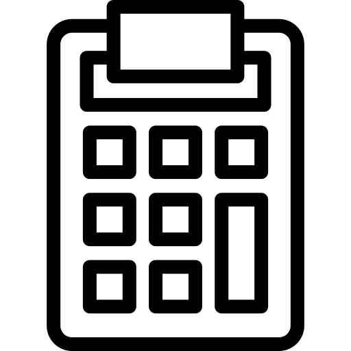 Calculator technology technological calculate icon Calculator technology technological calculate icon