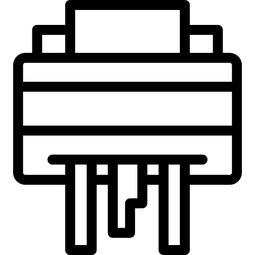 Paper shredder paper shredder paper office material icon Paper shredder paper shredder paper office material icon