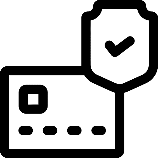 Protection payment method business and finance credit card icon