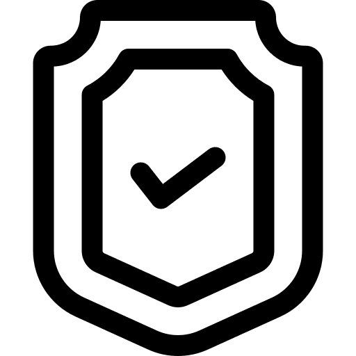 Shield safe safety shield icon