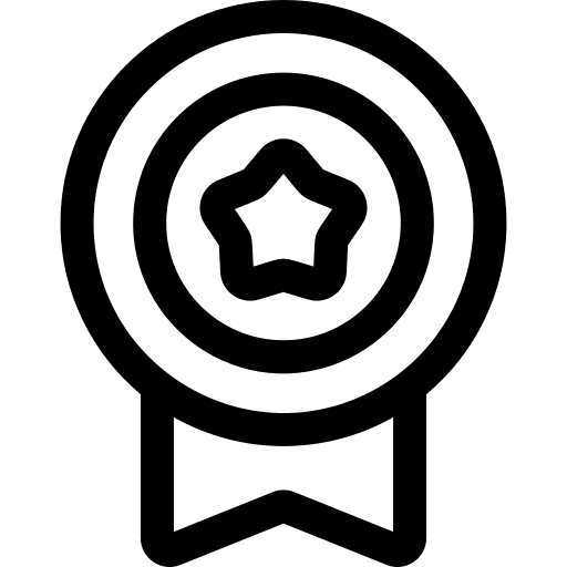 Badge qualify badge commerce and shopping icon