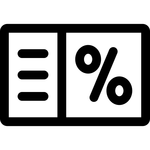 Coupon percentage voucher coupon icon