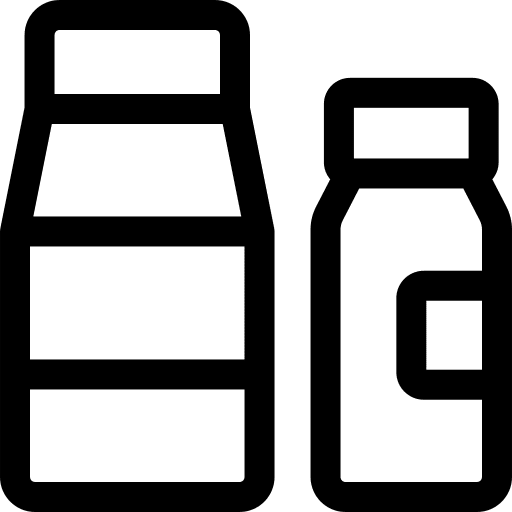 Dairy grocery food and restaurant beverage icon