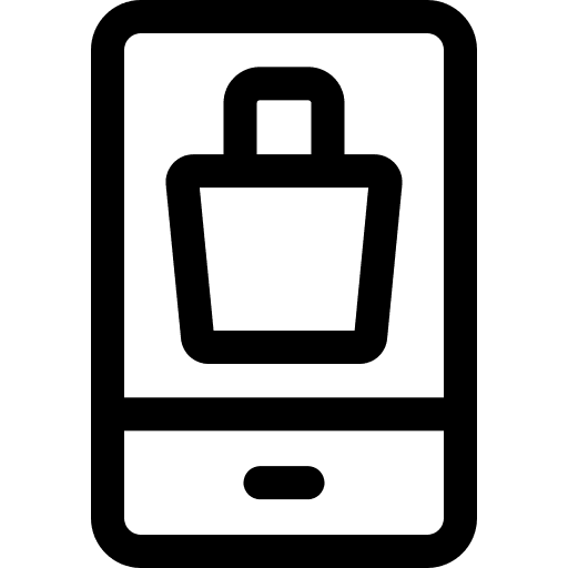 Online shopping online store commerce and shopping ecommerce icon