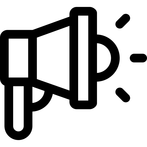 Promotion megaphone communications advertisement icon