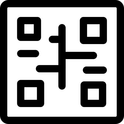 Qr code technology qr code ui icon