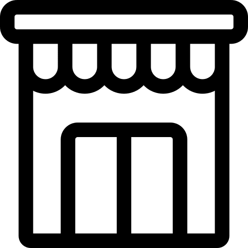 Shop commerce supermarket store icon