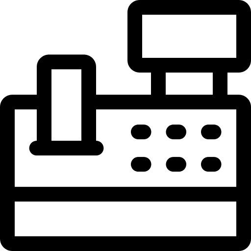 Cash register cash register cash machine cashier icon