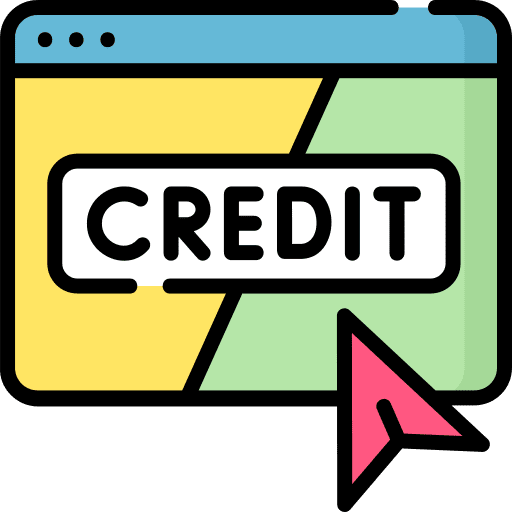 Credit credit card pointer pay card icon