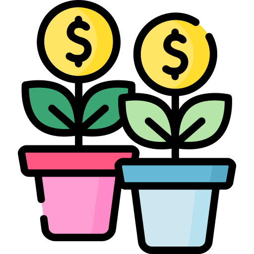 Saving money dollar saving money investment icon