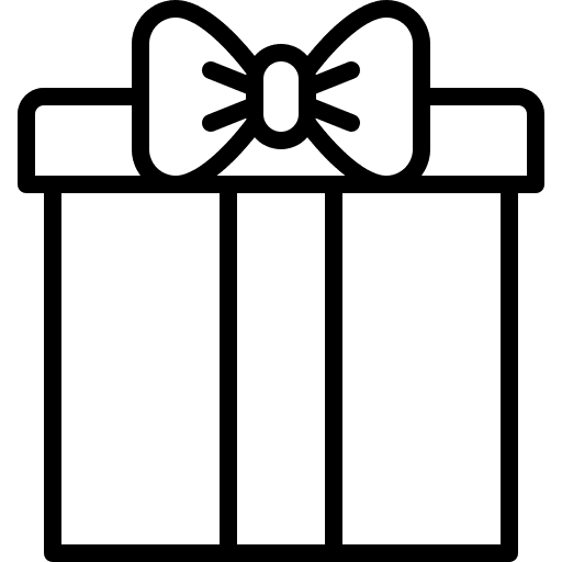 Gift present birthday and party surprise icon