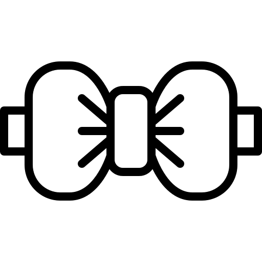 Bow tie bow tie garment elegant icon