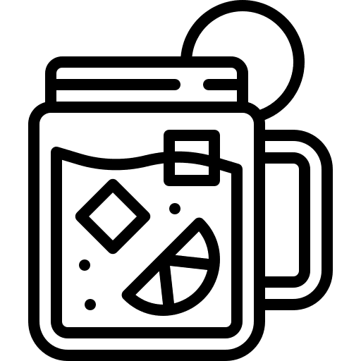 Lemonade refresh food and restaurant lemon juice icon