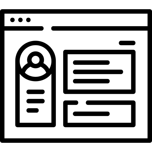 Web layout illustrator web icon Web layout illustrator web icon