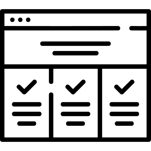 Web layouts widescreen design icon Web layouts widescreen design icon