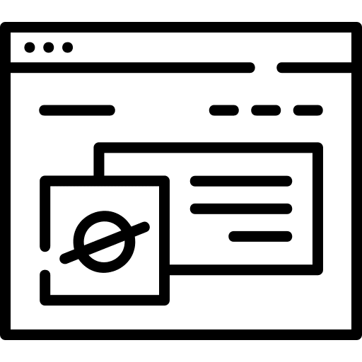 Web widescreen design layout icon Web widescreen design layout icon