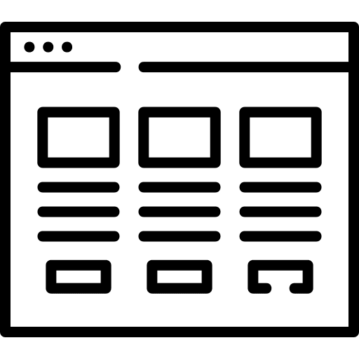 Web layouts web design symbol icon Web layouts web design symbol icon