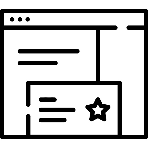 Web ui layout symbols icon Web ui layout symbols icon
