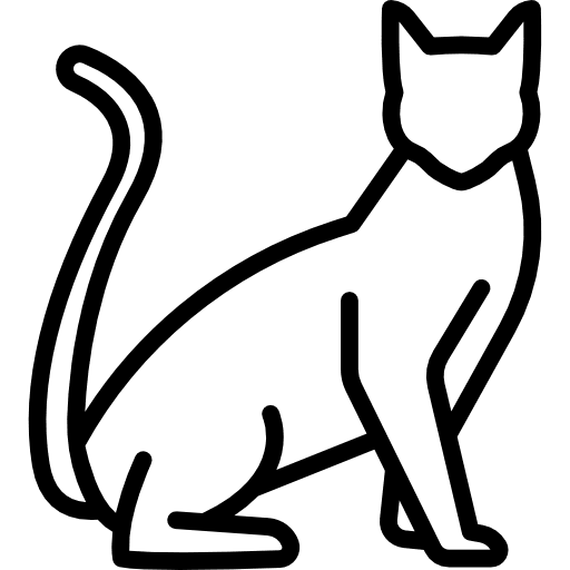 Bengal cat animal pet kitty icon