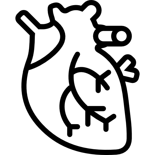 Heart organ hearts medical icon