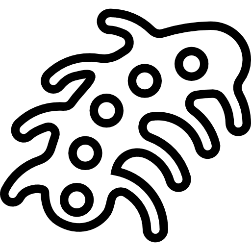 Microbe microbe medical health icon