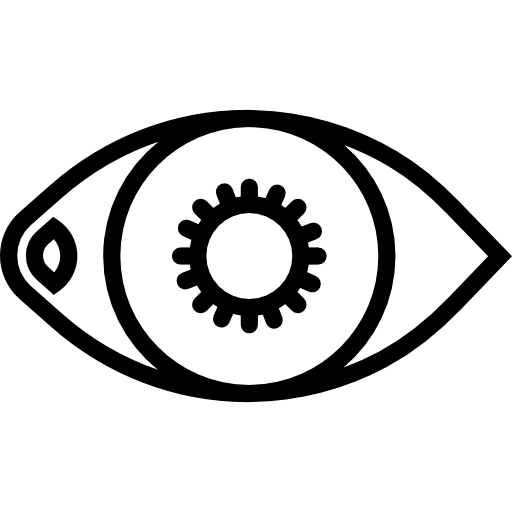 Eye iris ophthalmology medical icon