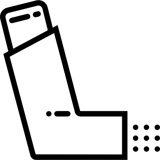 Inhalator medicine medical inhalator icon