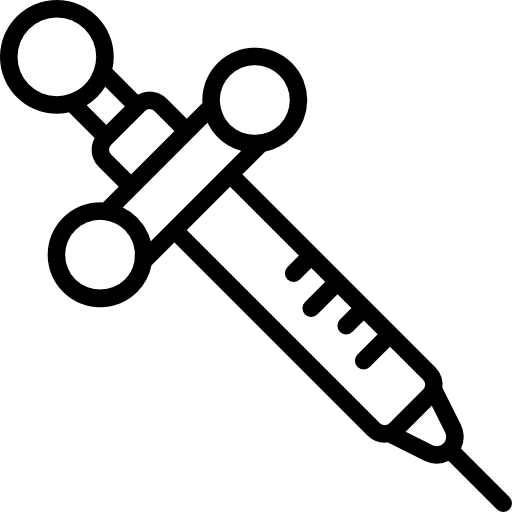 Syringe vaccine syringe tools and utensils icon