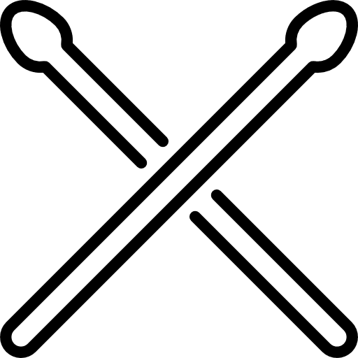 Drumsticks drum drumsticks music icon