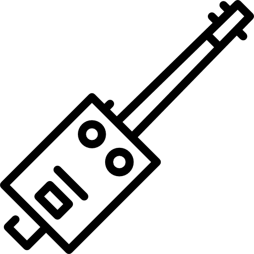 Cigar box guitar orchestra musical instrument acoustic guitar icon