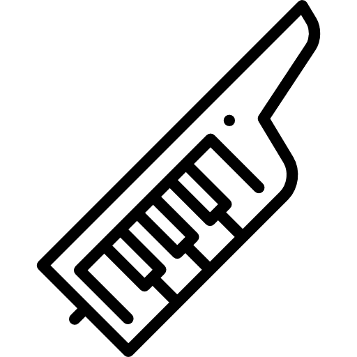 Keytar music and multimedia music musical instrument icon