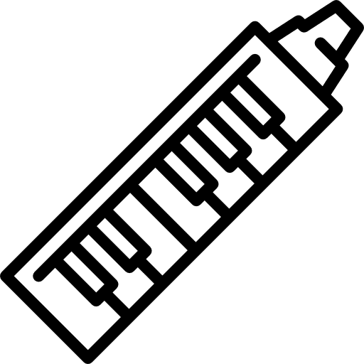 Keytar musical instrument synthesizer keytar icon