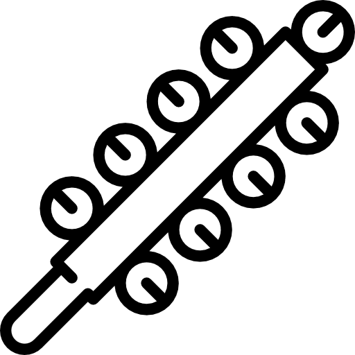 Bells music and multimedia musical instrument sleigh icon