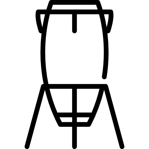 Conga musical instrument music caribbean icon