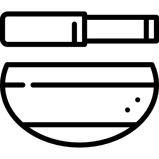 Singing bowl singing bowl gong indian icon