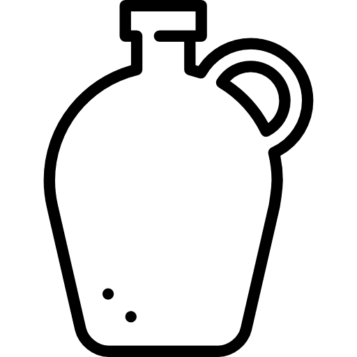 Jug music and multimedia jug musical instrument icon