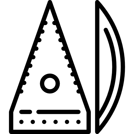 Psaltery string instrument music and multimedia bow icon