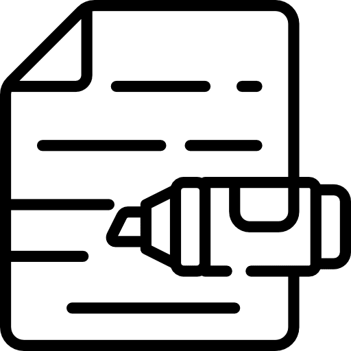 Highlighter files and folders highlighter document icon