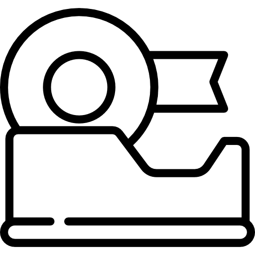 Adhesive tape adhesives school material miscellaneous icon