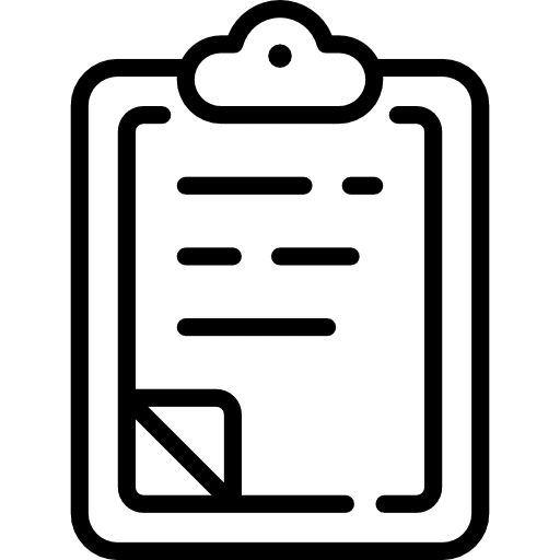 Clipboard business and finance tasks checking icon Clipboard business and finance tasks checking icon