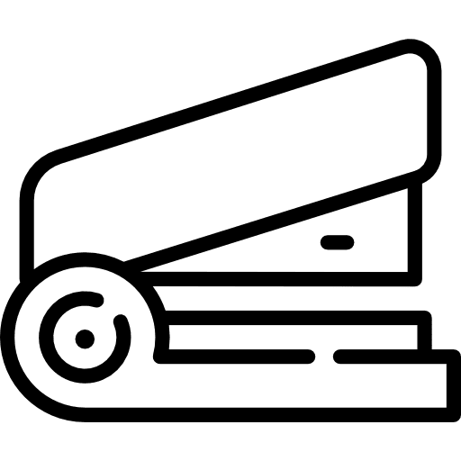 Stapler office material edit tools business and finance icon Stapler office material edit tools business and finance icon