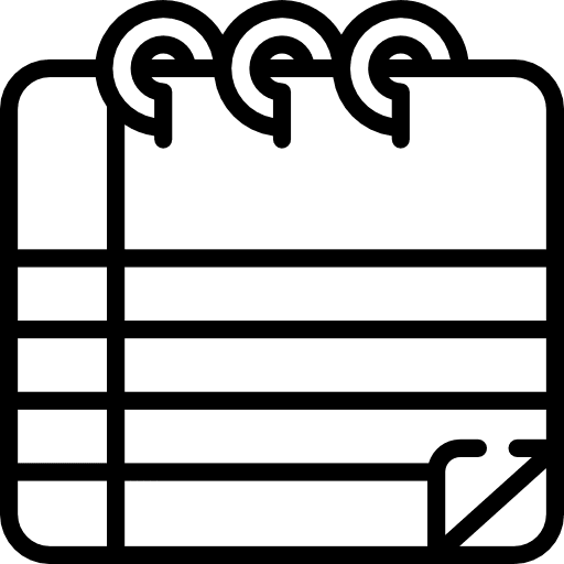 Notes tools and utensils writing tool interface icon Notes tools and utensils writing tool interface icon