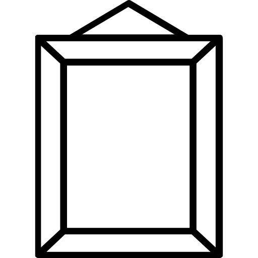 Frame photography furniture and household picture icon