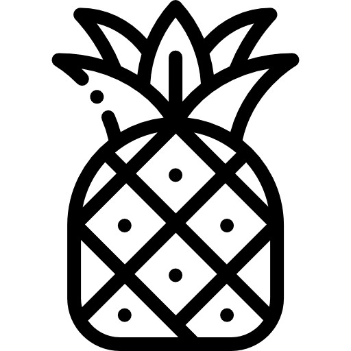 Pineapple healthy food organic pineapple icon Pineapple healthy food organic pineapple icon