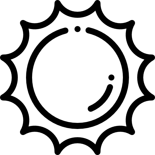 Sun weather sunny nature icon Sun weather sunny nature icon